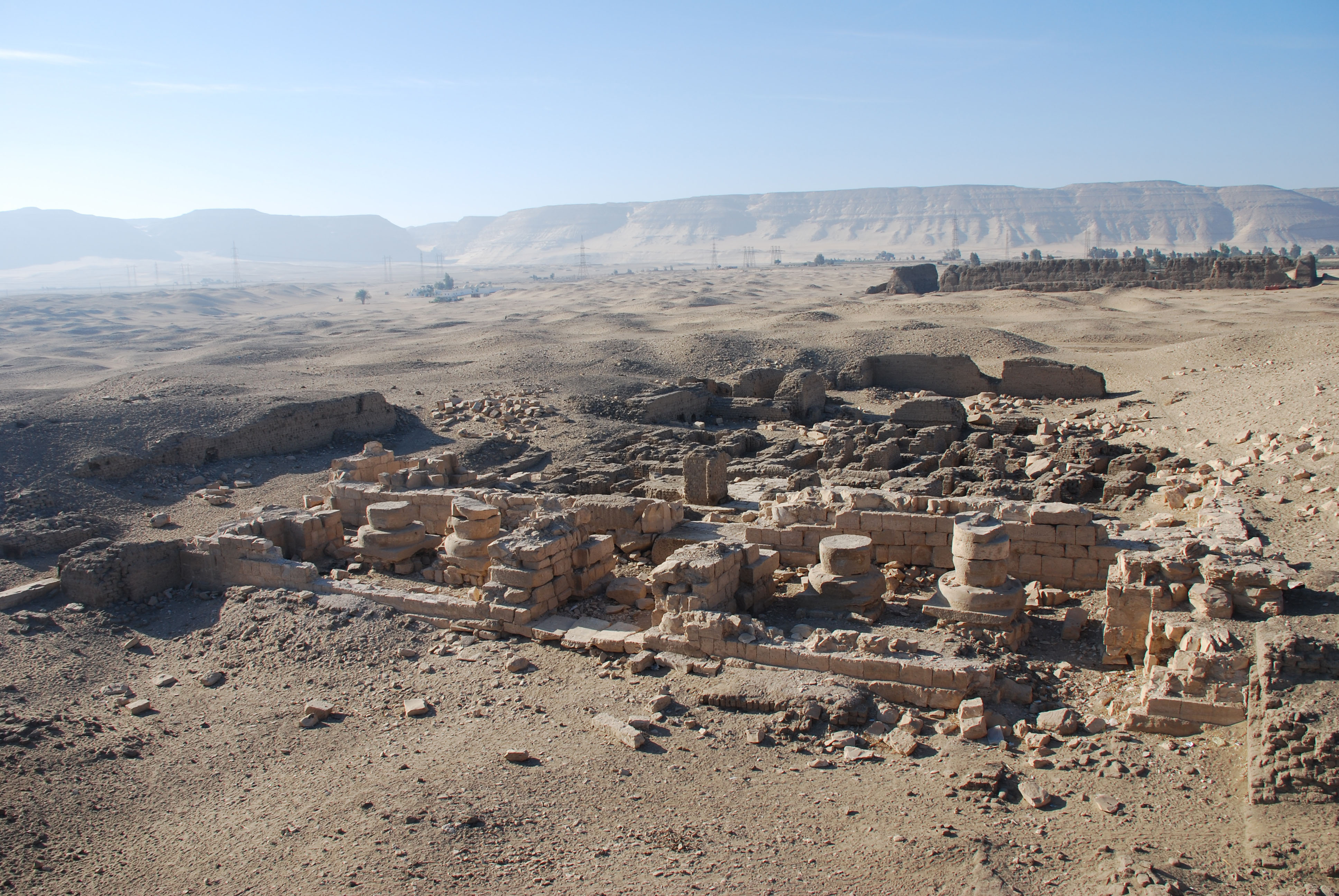 Ancient Egyptian archaeological site (Abydos)
