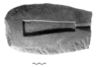 Fig. 13. Casting mold. Scale 0.05 m.